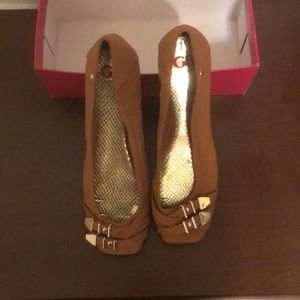 GB girl shoes suede casual flats size 5